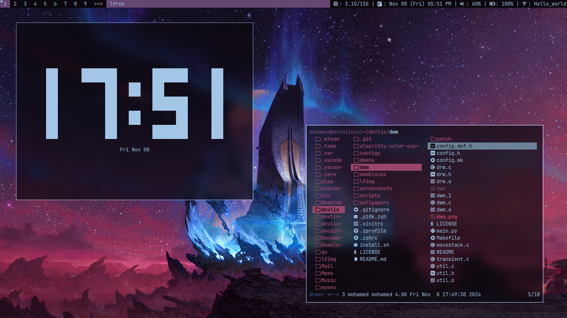 devlix-wm screenshot 3