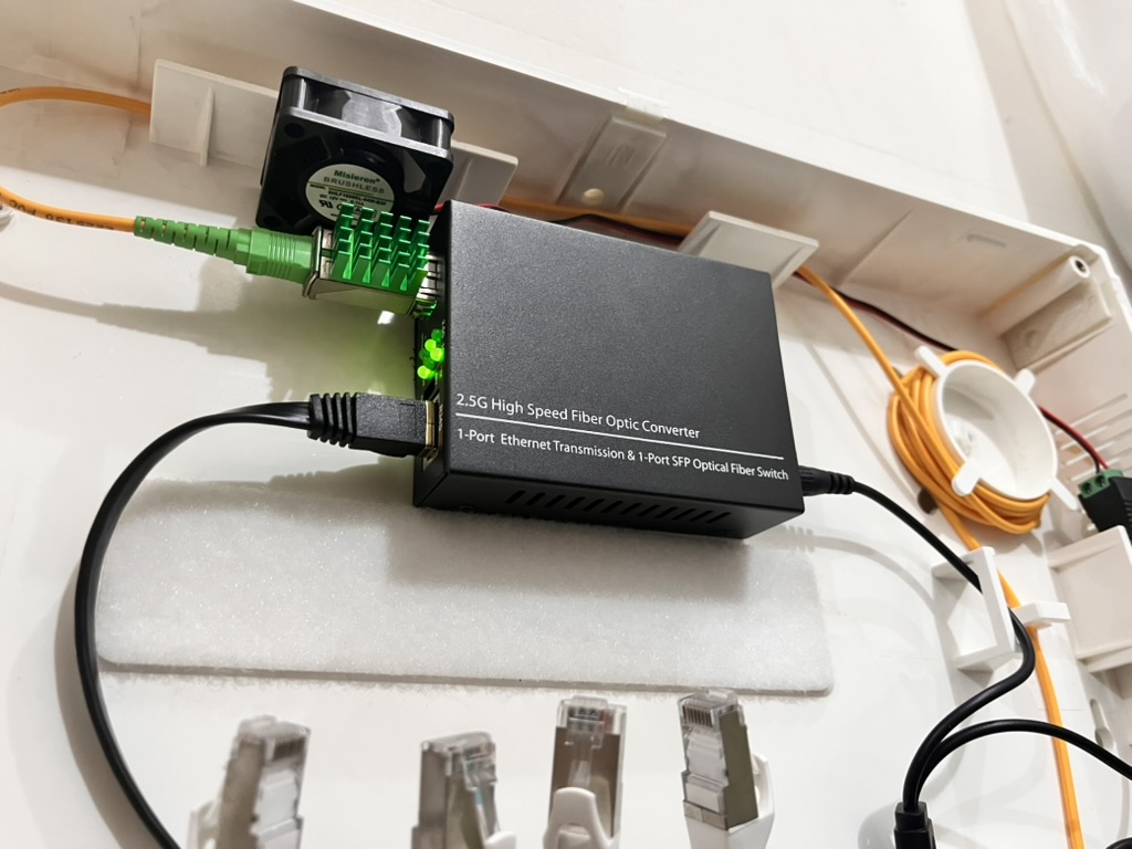 Close up of the SFP ONU stick