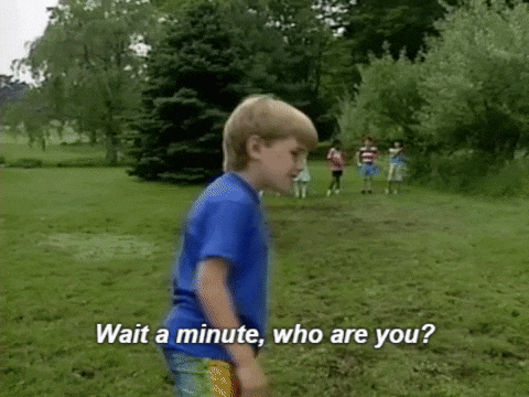 Wait a minute, who are you?
